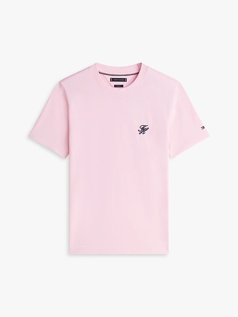 T-shirt męskie tommy hilfiger mw0mw43066 tol classic różowy