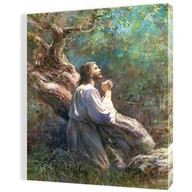 Ikony i obrazy sakralne - Obraz religijny na płótnie Jezus w Ogrójcu - miniaturka - grafika 1