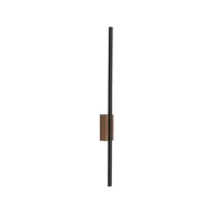 Lampy ścienne - FLASH BLACK WOOD KINKIET LED - miniaturka - grafika 1