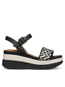 Sandały damskie - Geox Sandały D Gardenia D55HBA 0TC43 C9B1S Czarny - miniaturka - grafika 1