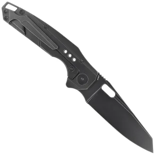 Nóż składany Bestech Nyxie Black Titanium / Carbon Fiber, Black Stonewashed CPM S35VN by Todd Knife and Tool (BT2209D) - Noże - miniaturka - grafika 3
