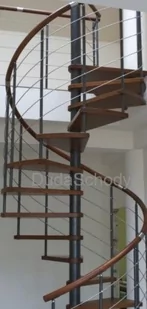 Schody kręcone DUDA model Venecja 02 150 cm - Schody strychowe - miniaturka - grafika 1