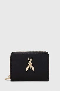 Patrizia Pepe portfel skórzany damski kolor czarny 8Q0017 L001 - Portfele - miniaturka - grafika 1