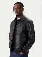 Kurtki męskie - Guess Kurtka z imitacji skóry M6RL0A WJ260 Czarny Regular Fit - miniaturka - grafika 1