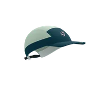 Czapki i chusty sportowe męskie - COMPRESSPORT Czapka biegowa 5 PANEL LIGHT CAP stargazer/aqua - miniaturka - grafika 1