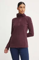 Bluzy damskie - Columbia bluza sportowa Glacial IV damska kolor bordowy gładka - miniaturka - grafika 1