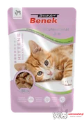 Mokra karma dla kotów - SUPER BENEK Saszetka dla młodych kotów jagnięcina i indyk w galarecie 100g - miniaturka - grafika 1