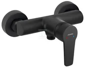 Baterie wannowe i prysznicowe - Bateria natryskowa RITTO BLACK bez zestawu natryskowego, czarny - miniaturka - grafika 1