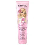 Balsamy i kremy do ciała - Eveline Glow and Go! 150ml rozświetlająco-wygładzający balsam do ciała z różowymi drobinkami - miniaturka - grafika 1