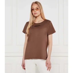 Patrizia Pepe T-shirt + kubek Regular Fit - Koszulki i topy damskie - miniaturka - grafika 1