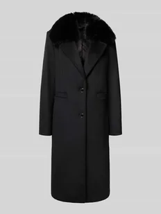 Płaszcz o kroju regular fit z kołnierzem z połami model ‘Karole’ - Płaszcze damskie - miniaturka - grafika 1