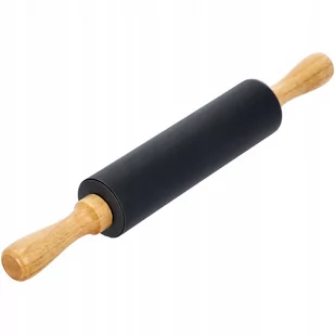 Wałek Silikonowy Do Ciasta Obrotowy Czarny 39 Cm - Pozostałe akcesoria kuchenne - miniaturka - grafika 1