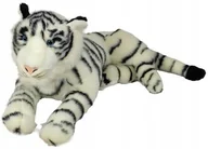 Maskotki i pluszaki - Maskotka Tygrys Biały leżący DUBI - 71cm - miniaturka - grafika 1