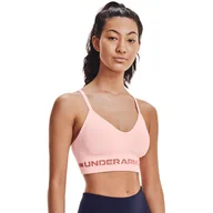 Bielizna sportowa damska - Biustonosz sportowy Under Armour Seamless Low Long Bra XS - miniaturka - grafika 1