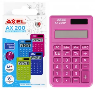 Kalkulator Axel AX-200P - Kalkulatory - miniaturka - grafika 1
