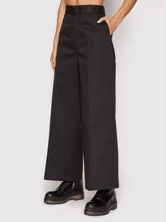 Spodnie damskie - Dickies Spodnie materiałowe Winnsboro DK0A4X7W Czarny Regular Fit - grafika 1