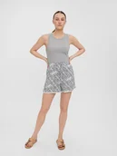 Spodenki damskie - Vero Moda Szorty "Peace" w kolorze biało-czarnym - miniaturka - grafika 1