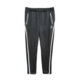 Hummel Spodnie Dresowe z Odblaskowym Paskiem Unisex Czarne M - Spodnie męskie - miniaturka - grafika 1
