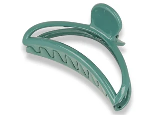 Orientana, Klamra spinka do włosów podwójna zielona flex - Ozdoby do włosów - miniaturka - grafika 1