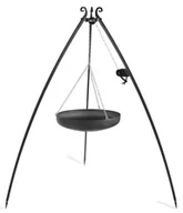 Grille - Wok na trójnogu z kołowrotkiem 200 cm, stal naturalna 60 cm - miniaturka - grafika 1