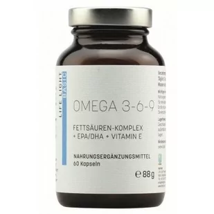 Life Light Omega 3-6-9 kwasy tłuszczowe 60 kapsułek LIFE LIGHT NAJWYŻSZA NIEMIECKA JAKOŚĆ - Suplementy naturalne - miniaturka - grafika 1