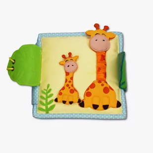 Mała Książeczka Manipulacyjna, Sensoryczna, Quiet Book marki Jolly Designs - Wesoła Dżungla/ Jolly Designs - Zabawki sensoryczne - miniaturka - grafika 1