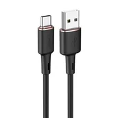 Kable USB - Acefast kabel USB - USB Typ C 1,2m, 3A czarny (C2-04 black) C2-04-A-C black - miniaturka - grafika 1