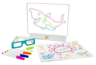 Magiczna Tablica 3D Do Rysowania Okulary Szablony - Tablice dla dzieci - miniaturka - grafika 1