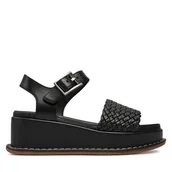Sandały damskie - Sandały Clarks Kimmei Bay 26176403 Czarny - miniaturka - grafika 1
