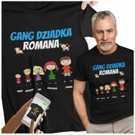 Koszulki męskie - Wyjątkowa Koszulka Na Dzień Dziadka Prezent Gang Kreator ZAPROJEKTUJ ONLINE - miniaturka - grafika 1