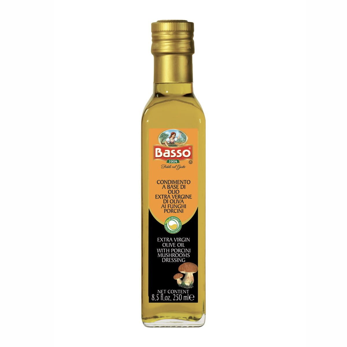 Oliwa Z Oliwek Extra Vergine Aromatyzowana O Smaku Borowikowym 250 Ml Basso