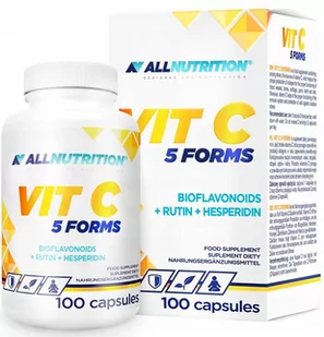 Allnutrition Vit C 5 Forms, 100 kapsułek - Witaminy i minerały - miniaturka - grafika 1