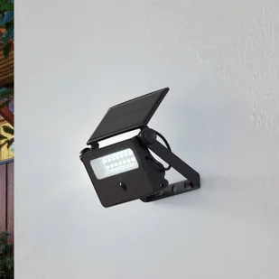 Kinkiet LED Lindby Rikard, czarny, stal nierdzewna - Lampy ogrodowe - miniaturka - grafika 1