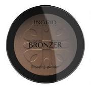 Pudry do twarzy - Ingrid HD Beauty Innovation Bronzing Puder brązujący do twarzy w kamieniu 25g - miniaturka - grafika 1