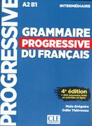 Powieści - CLE International Grammaire progressive niveau interme.A2 B1 4ed+CD Gregoire Maia, Thievenaz Odile - miniaturka - grafika 1