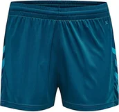 Spodenki damskie - hummel hummel Szorty damskie Hmlcore Xk Poly Shorts Woman Blue Coral l 211468 - miniaturka - grafika 1