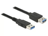 Kable komputerowe i do monitorów - Delock Przedłużacz Usb 3.0 1m Am-af czarny - miniaturka - grafika 1