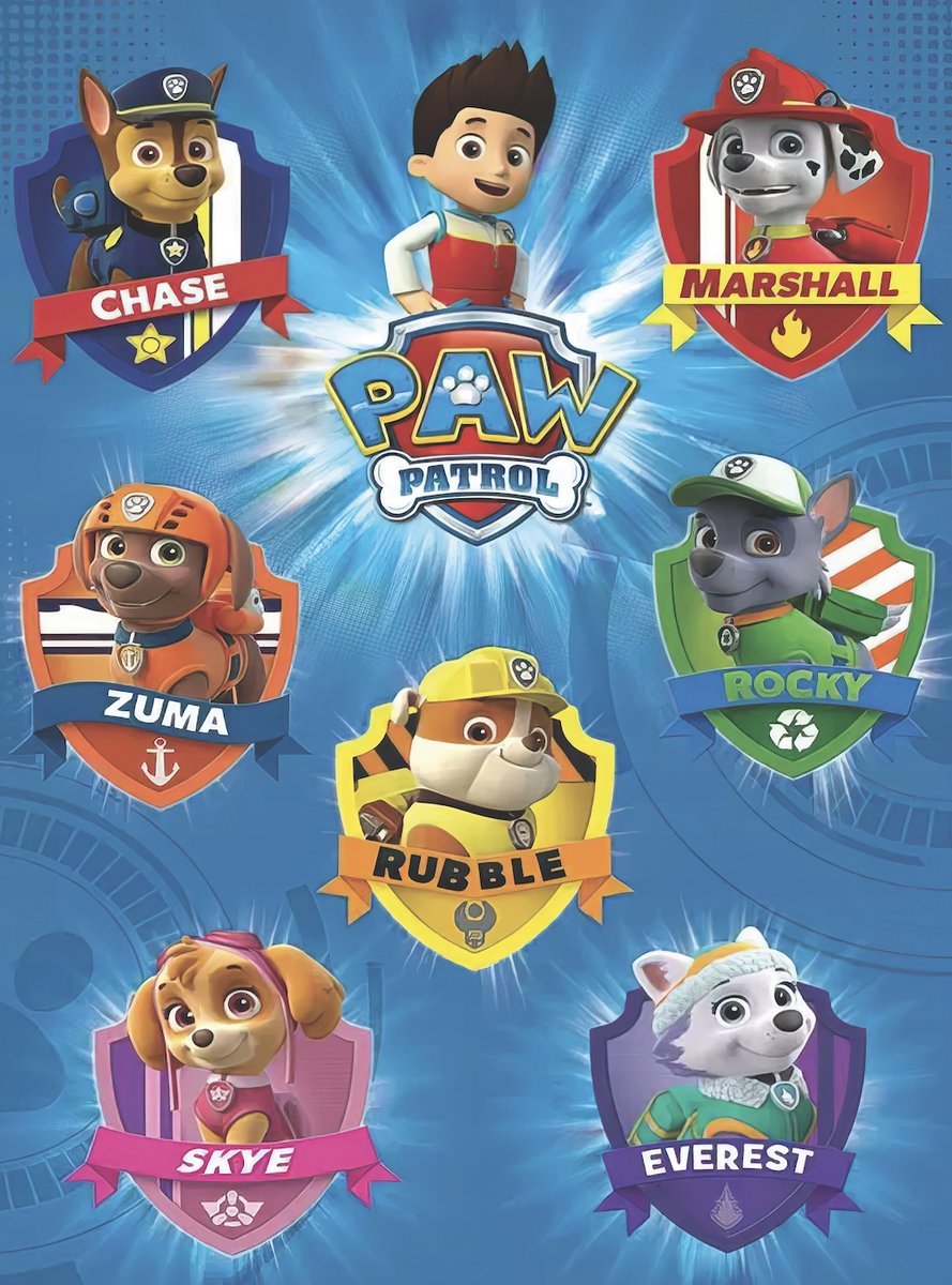 PODKŁADKA POD MYSZ Z Nadrukiem 22x18 cm Psi Patrol Paw Patrol Tekst Prezent