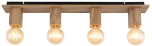 Globo Erna 15655-4D plafon lampa sufitowa 4x60W E27 drewniany - Lampy sufitowe Globo Erna 15655-4D plafon lampa sufitowa 4x60W E27 drewniany - Lampy sufitowe - miniaturka - grafika 1