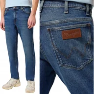Spodnie męskie - Wrangler RIVER REGULAR TAPERED Seeing Double spodnie jeansowe W38 L32 - miniaturka - grafika 1