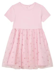 NAME IT Sukienka codzienna Hamina 13238152 Różowy Slim Fit - Sukienki i spódniczki dla dziewczynek - miniaturka - grafika 1
