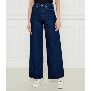 Calvin Klein Jeansy flare fit - Spodnie damskie - miniaturka - grafika 1