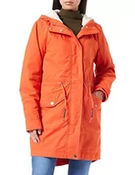 Płaszcze damskie - Q/S designed by płaszcz damski długi rękaw, jasnopomarańczowy (Light Orange), XS - miniaturka - grafika 1