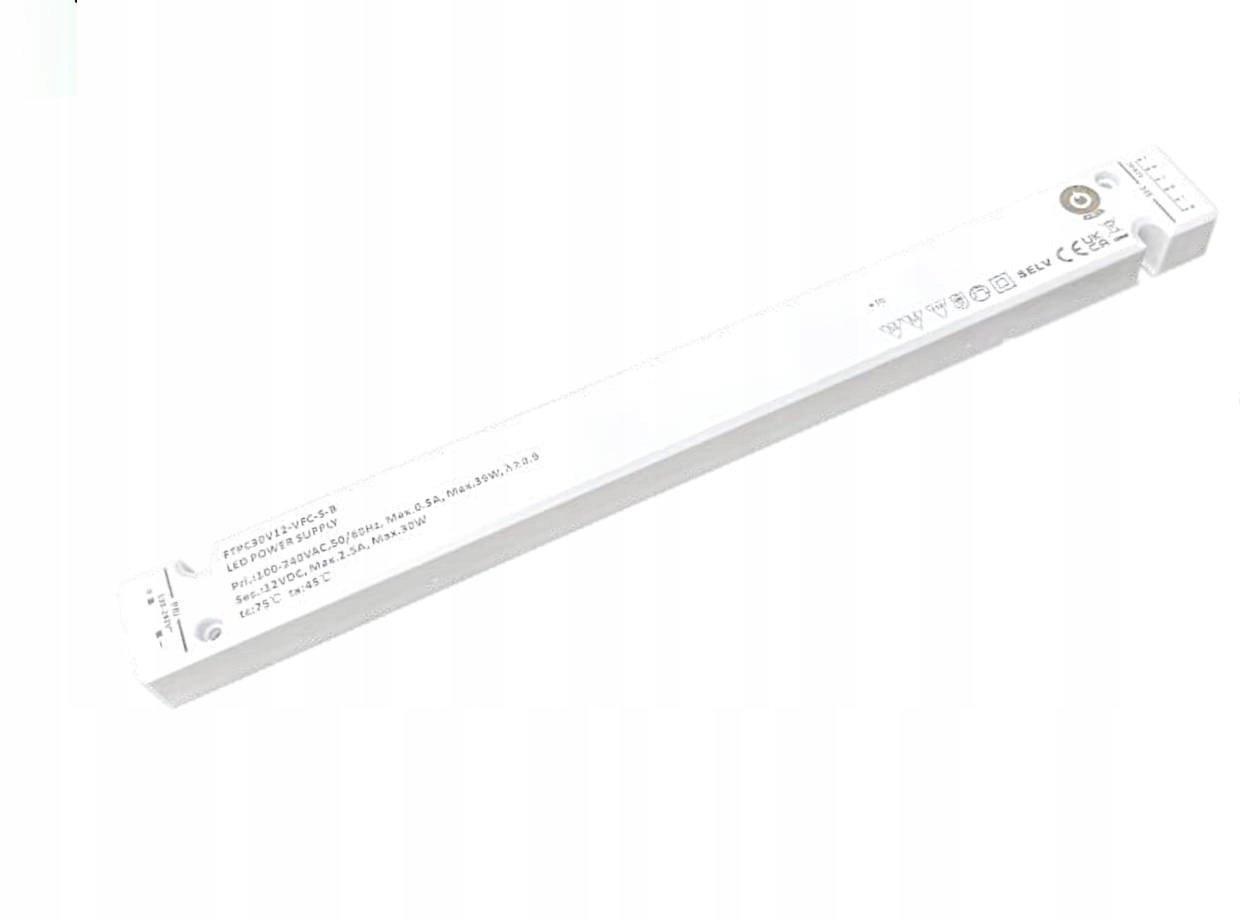 POS FTPC30V12-VFC-S-B, Zasilacz, Zasilacze/ftpc-vfc, 12V/2.5A C8 input s...