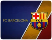 Podkładki pod mysz - PODKŁADKA POD MYSZKĘ FC BARCELONA Z IMIENIEM 23x19CM DO LAPTOPA - miniaturka - grafika 1