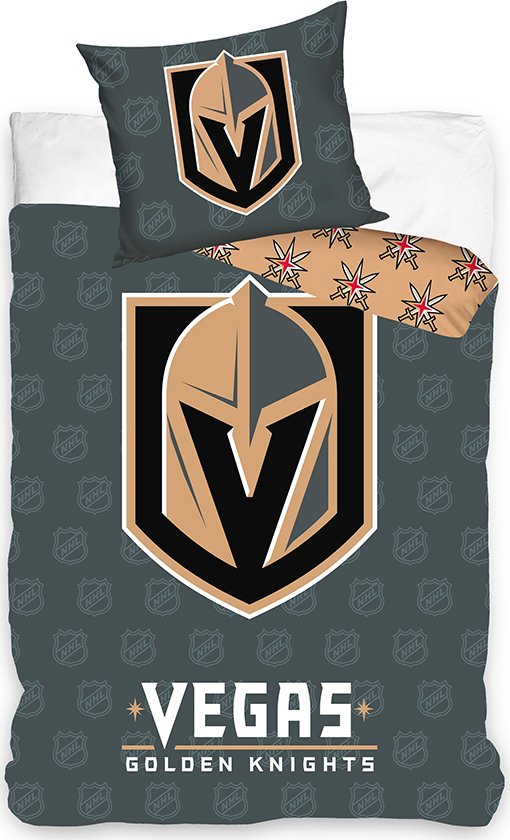 Pościel hokejowa NHL Vegas Golden Knights Rozmiar: 135x200 + 80x80 cm
