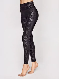 Legginsy - Spanx Legginsy Faux Leather 20185R Czarny Slim Fit - grafika 1