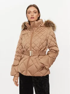 Guess Kurtka puchowa W3BL35 WEX52 Beżowy Regular Fit - Kurtki damskie - miniaturka - grafika 1