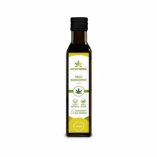 HempKing Olej Konopny RAW - 250ml - Olej spożywczy - miniaturka - grafika 1