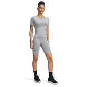 Spodenki damskie - Damskie kolarki treningowe Under Armour Vanish Seamless Washed Short - szare - miniaturka - grafika 1